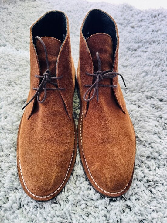 Thursday Boot Company Mens Scout Cinnamon Suede Chukka 9 Misprinted Label! main image 4